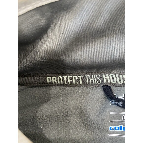 Mens Under Armour Size XL Storm Gray Full Zip Jacket Cold Gear Loose - Picture 6 of 9